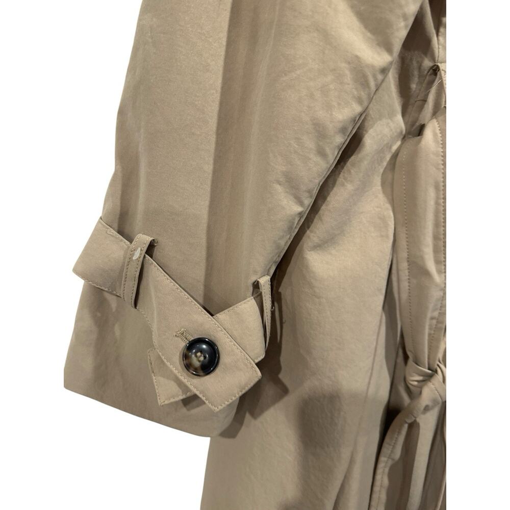H&M Beige Double-Breasted Trench Coat with Black Buttons - Picture 14 of 14